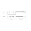 Baseus Lite Series wielofunkcyjny HUB USB Typ C - 2 x USB 3.0 / USB Typ C / HDMI 1,4 / SD/TF OTG czarny (WKQX050001)